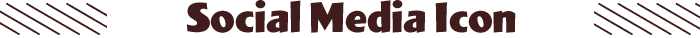 Social Media Icons